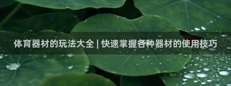 富联娱乐平台开户条件是什么：体育器材的玩法大全 | 