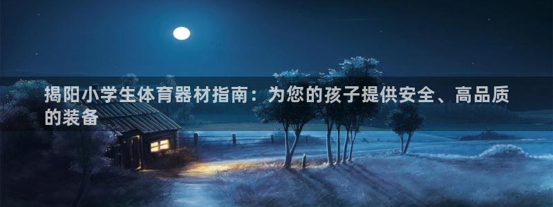 富联平台官网登录网址：揭阳小学生体育器材指南：为您的