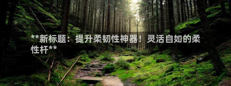 富联平台开户流程：**新标题：提升柔韧性神器！灵活自