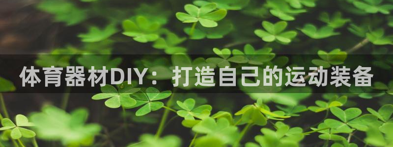 中国富联股票行情：体育器材DIY：打造自己的运动装备