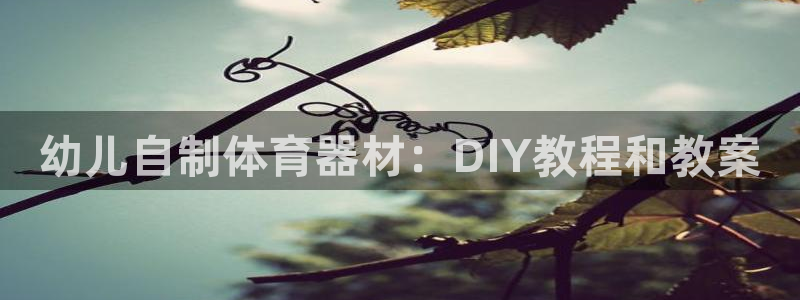 富联娱乐登录注册入口官网下载安装：幼儿自制体育器材：
