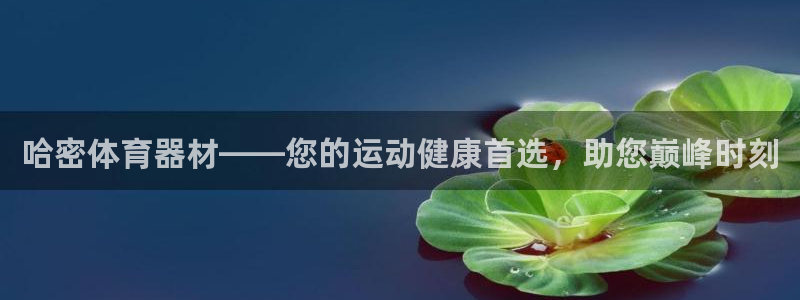 富联平台代理注册条件：哈密体育器材——您的运动健康首