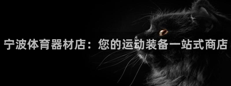 富联平台登陆：宁波体育器材店：您的运动装备一站式商店