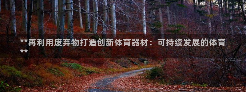 富联平台官网登录不了：**再利用废弃物打造创新体育器
