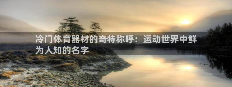 富联娱乐怎么样可靠吗：冷门体育器材的奇特称呼：运动世