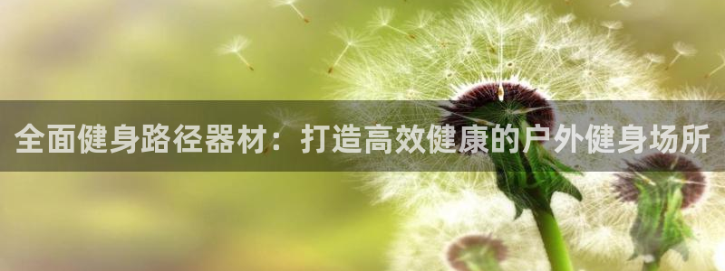 富联娱乐平台开户要钱吗：全面健身路径器材：打造高效健